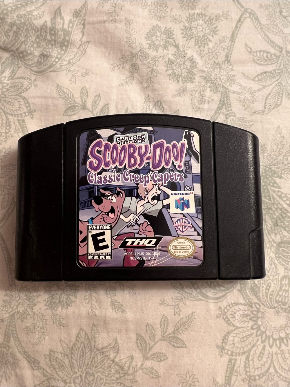 HQ Scooby-Doo! Classic Creep Capers N64 Game Cartridge - Black/Purple